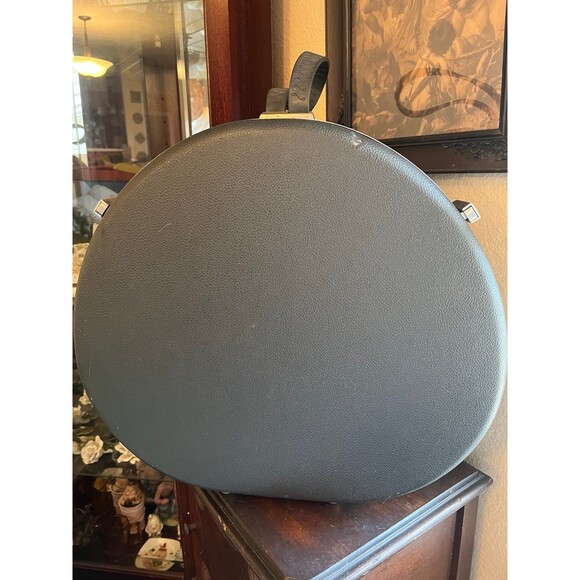 1950s Samsonite Silhouette Round Hard Hat Train Case with Keys - Picture 1 of 10